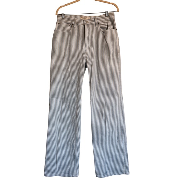 Abercrombie & Fitch Denim - Retro‎ Coastal Abercrombie & Fitch The 90s Relaxed Jean High Rise Striped 28/6